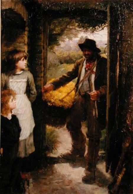 The Cowslip Gatherer von Sir James Jebusa Shannon