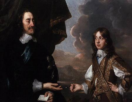 Charles I (1600-49) and James, Duke of York (1633-1701) von Sir Peter Lely