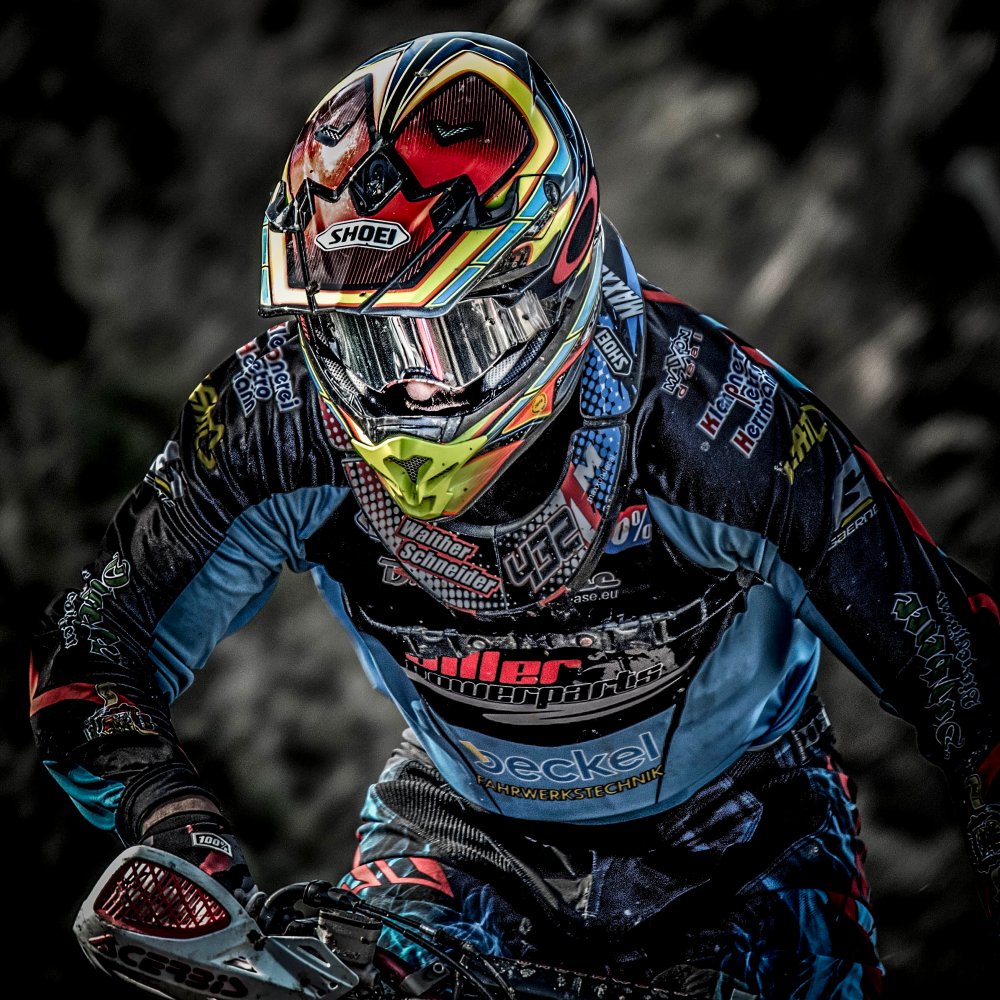 Motocross-Fahrer von Stephan Rückert