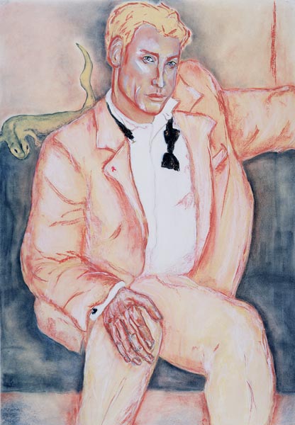 David, 1998 (pastel and charcoal on paper)  von Stevie  Taylor