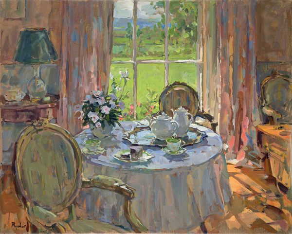 Sunlit Teatime von Susan  Ryder