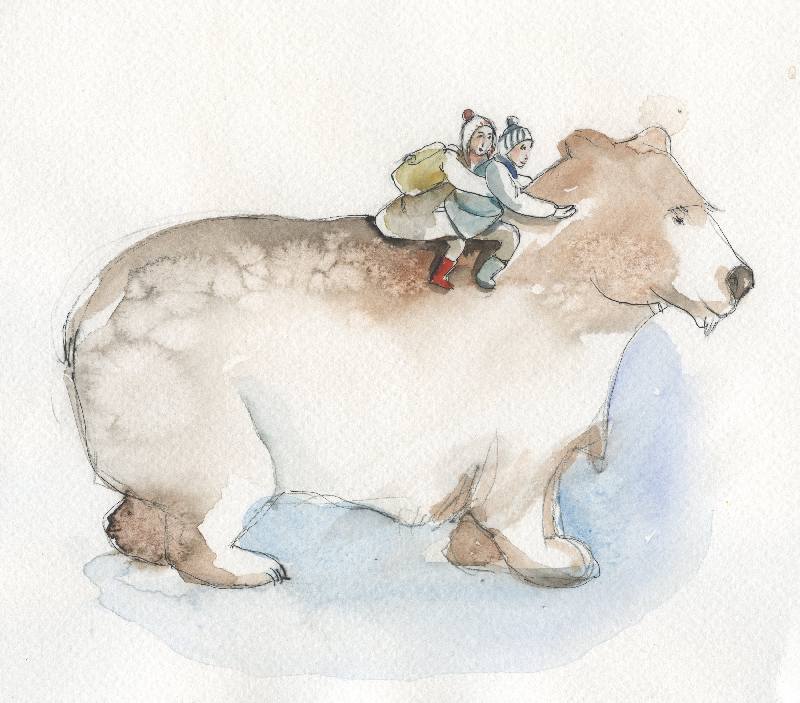 Unterwegs mit dem Bären von Svetlana Tiukkel