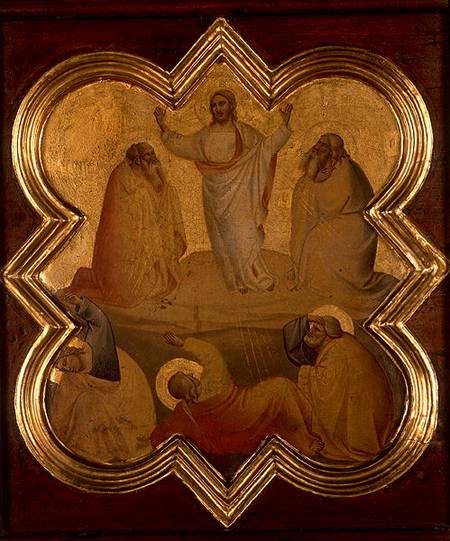 The Transfiguration (tempera & gold leaf on panel) von Taddeo Gaddi