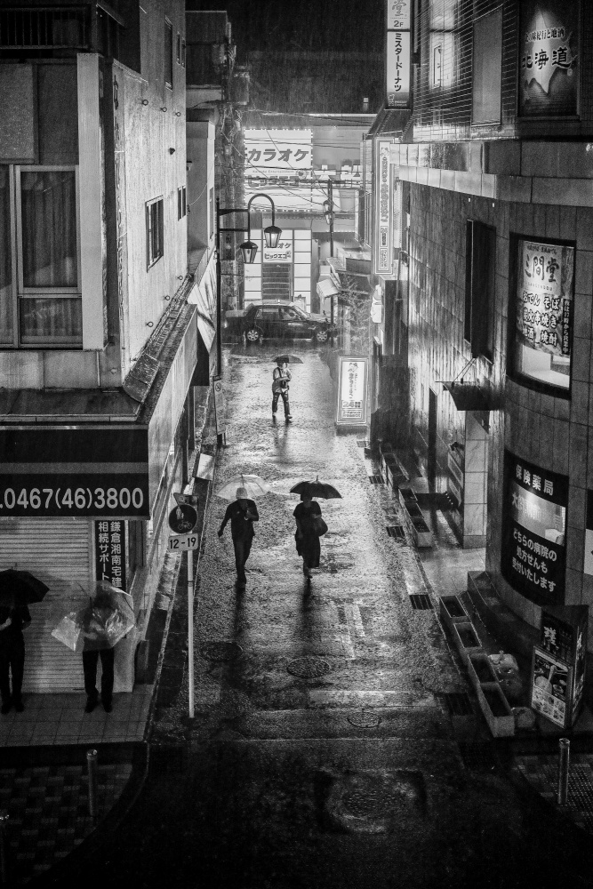 Harter Regen von Takashi Hasegawa