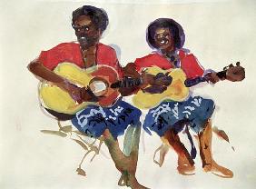 Fijian Guitar Duo 1985