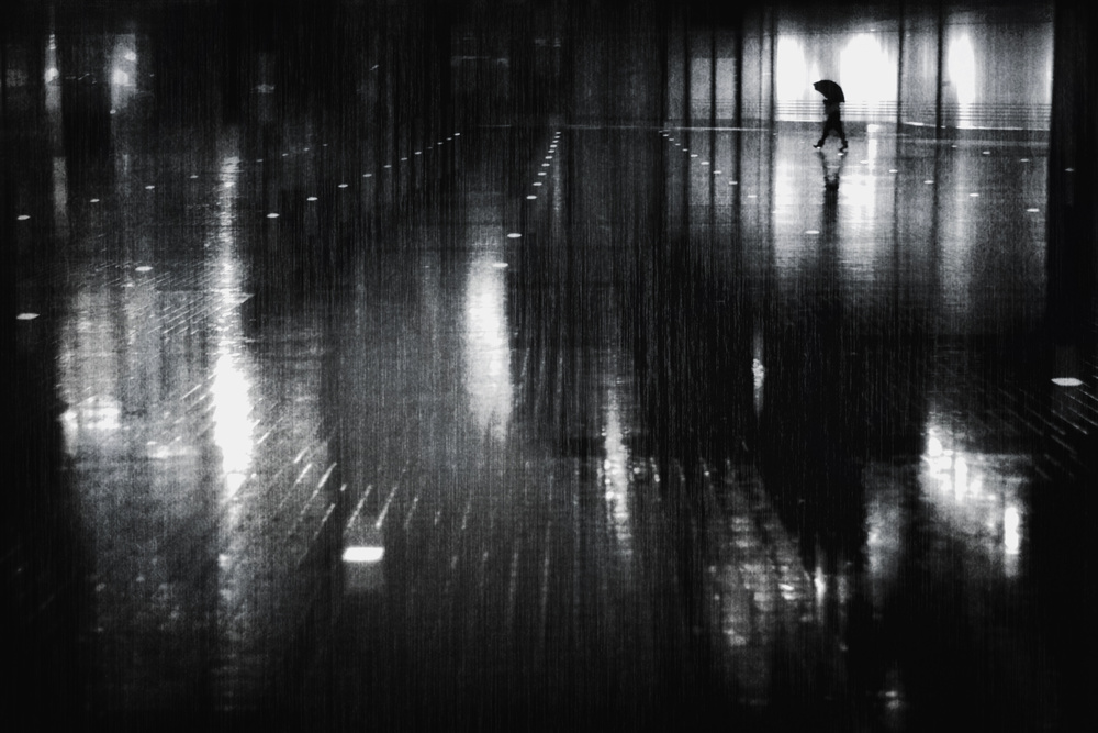 regnerische Nacht von Teruhiko Tsuchida