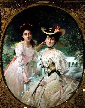 Madame Collas and her Daughter, Giselle 1903