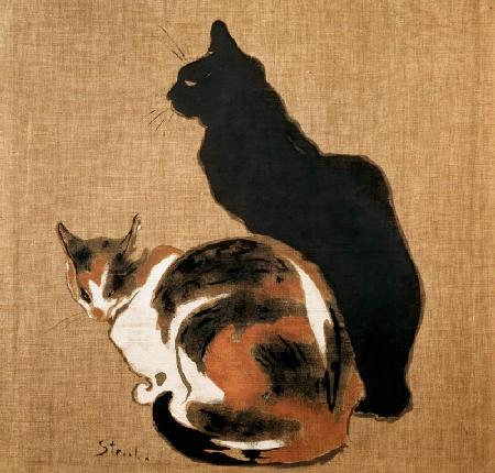 Zwei Katzen 1894