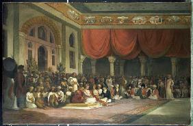 Vertragsschluss zwischen Charles Warre Malet und dem Prinzen von Maratha 1790