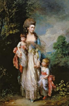 Mrs. Moody and two of her children c.1774-76