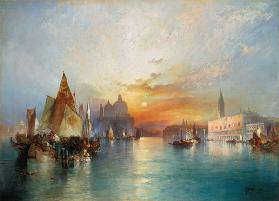 Sonnenuntergang über Venedig 1897