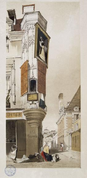 Paris, Eckturm Rue Vieille-du-Temple