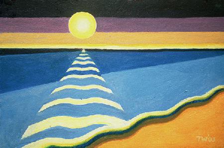 Sun, Sea and Sand, 2003 (oil on canvas) 