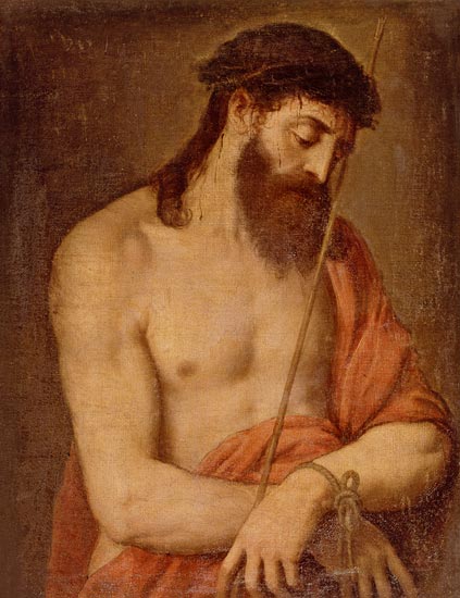 Ecce Homo. von Tizian (Tiziano Vercellio/ Titian)