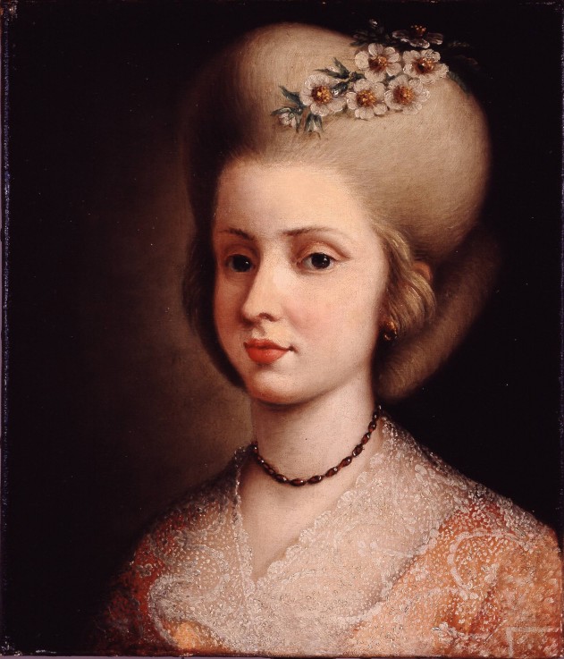 Aloysia (Luise) Lange geborene Weber (1760-1839) von Unbekannter Künstler