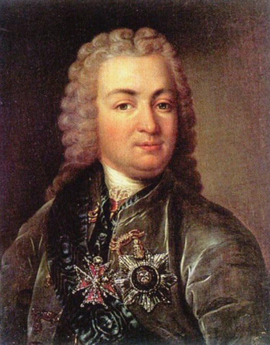Gustav Reinhold von Löwenwolde (1693-1758) von Unbekannter Künstler