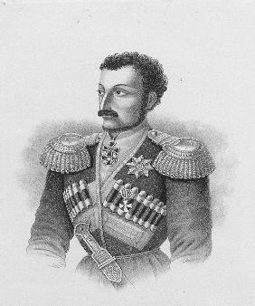 Porträt von Generalmajor Nikolai Slepzow (1815–1851) 1877