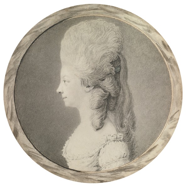 Porträt von Marie-Louise von Savoyen-Carignan (1749-1792), Prinzessin de Lamballe von Unbekannter Künstler