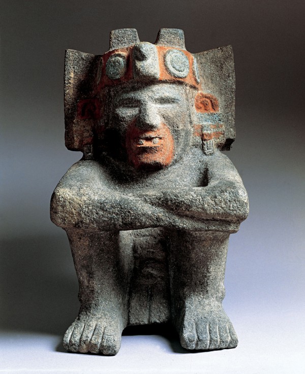 Xiuhtecuhtli, aztekischer Gott des Feuers, der Wärme und des Lichtes von Unbekannter Künstler
