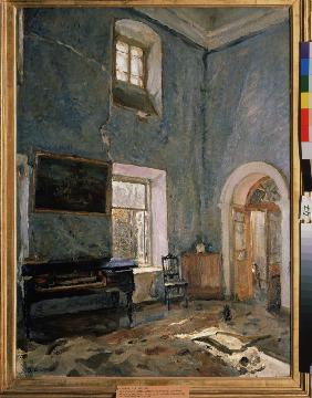 Saal in einem alten Herrenhaus (Landgut Belkino) 1904