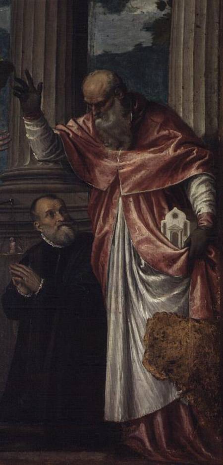 St. Jerome and a Donor von Veronese, Paolo (eigentl. Paolo Caliari)