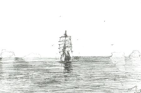 Terra Nova under sail 2008