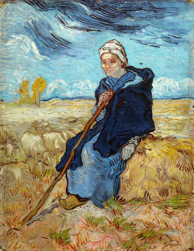 Die Hirtin von Vincent van Gogh