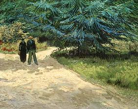 Paar im Park von Arles: Der Garten des Dichters III 1888