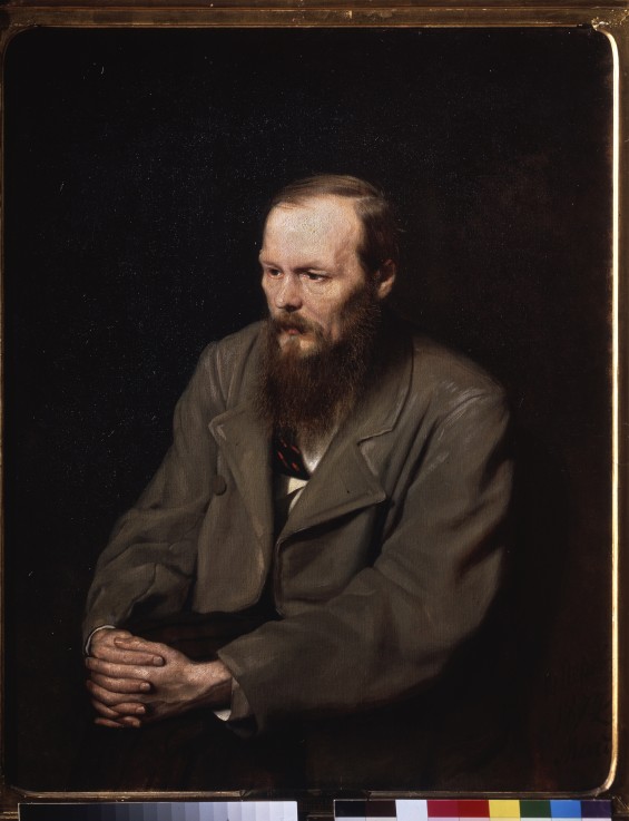 Porträt des Schriftstellers Fjodor M. Dostojewski (1821-1881) von Wassili Perow