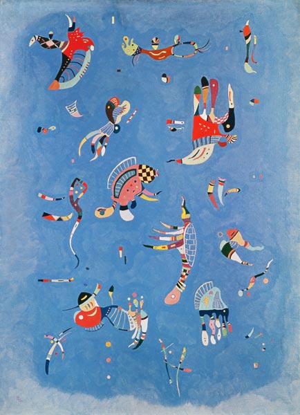 Himmelsblau. von Wassily Kandinsky