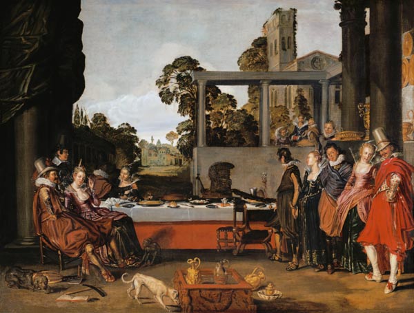 Merry company in the open air von Willem Pietersz Buytewech