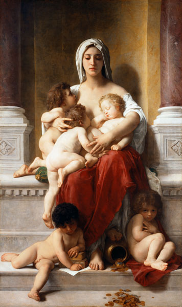 Charity von William Adolphe Bouguereau