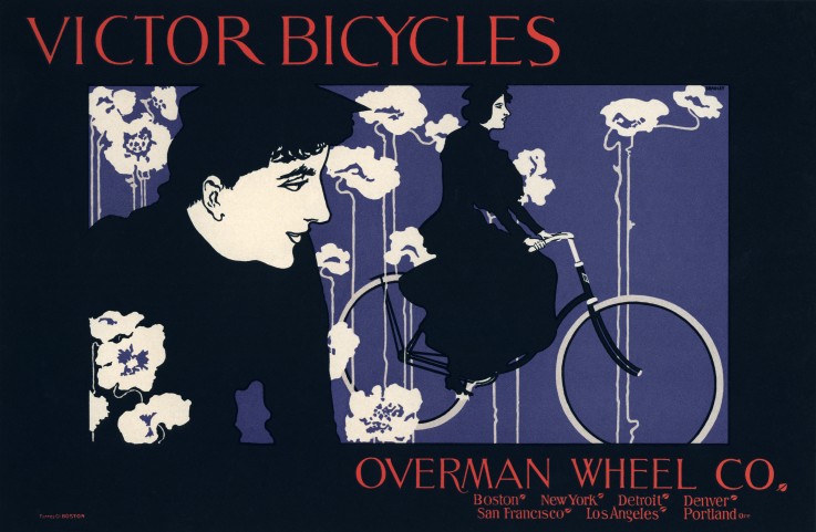 Victor Bicycles, Overman Wheel Co (Plakat) von William Bradley