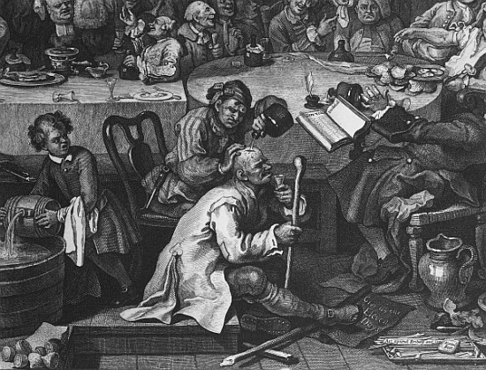 An Election Entertainment, 1755 (detail of 396068) von William Hogarth