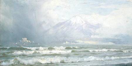Vesuvius in Winter von William Trost Richards