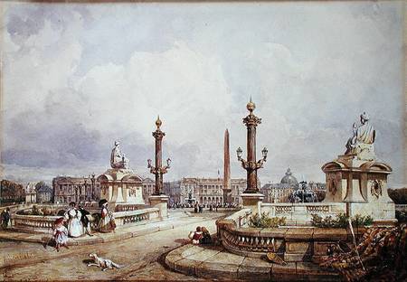 The Place de la Concorde von William Wyld