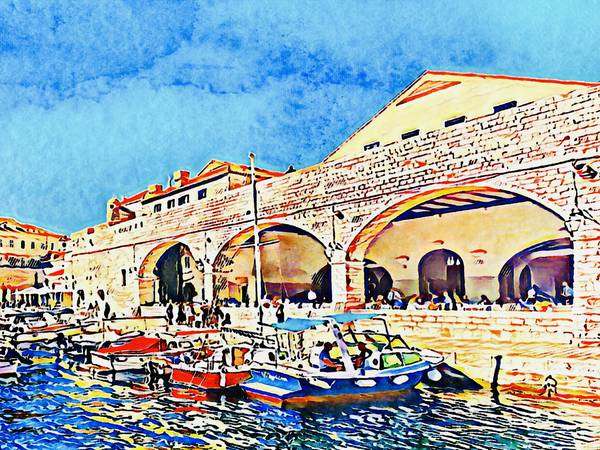 Dubrovnik, am Hafen von zamart