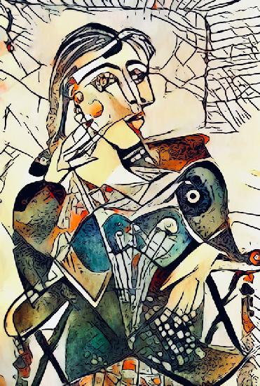 Hommage an Picasso Motiv 2 2018